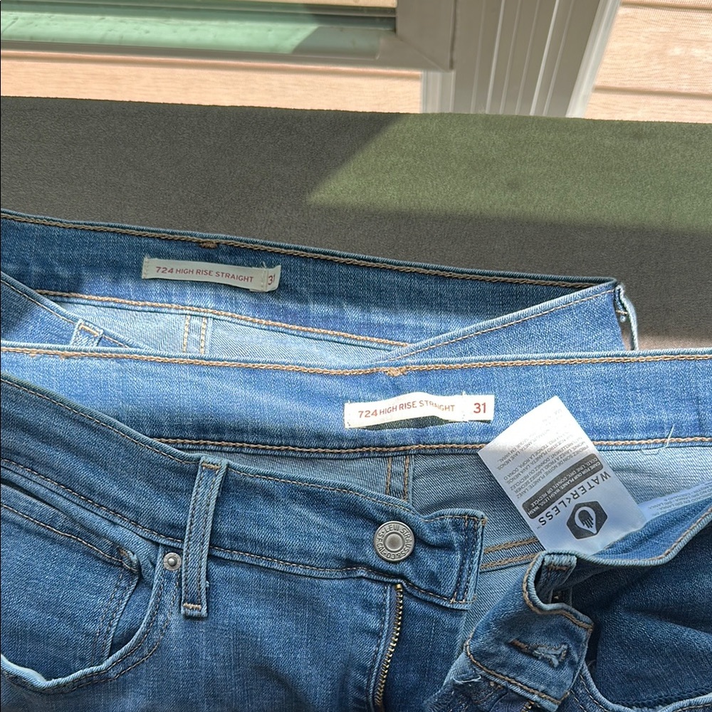 Levi's High Rise Blue Jeans Classic Denim